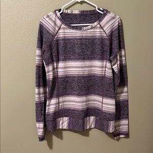 Lululemon. Purple Crew Neck Long Sleeve Top